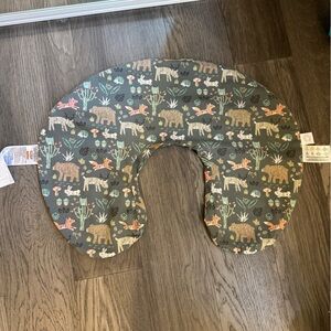 Boppy nursing pillow cover, woodland animals, ones size